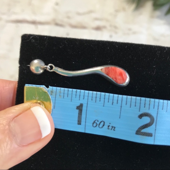 Sterling Silver Drop Earrings - Picture 3 of 8